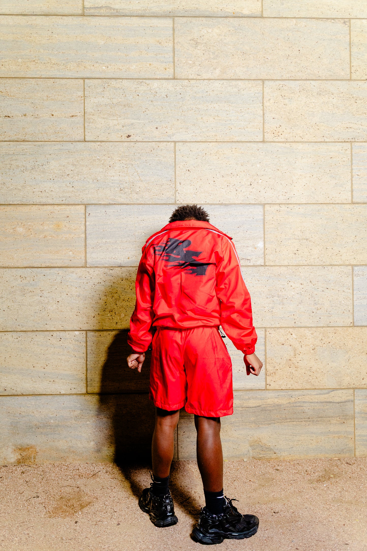 Red (reflective) nylon set