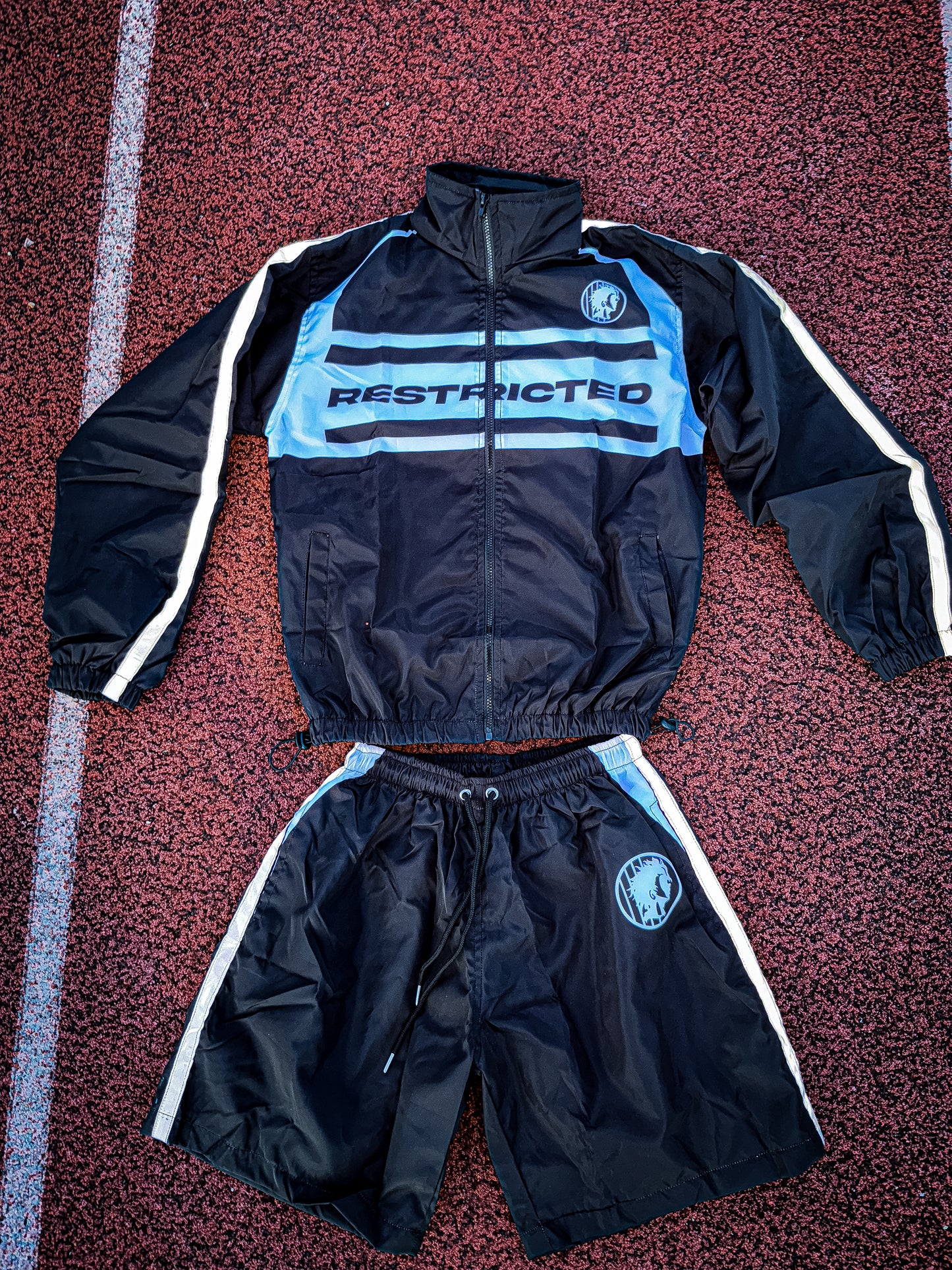 Black (reflective) nylon set