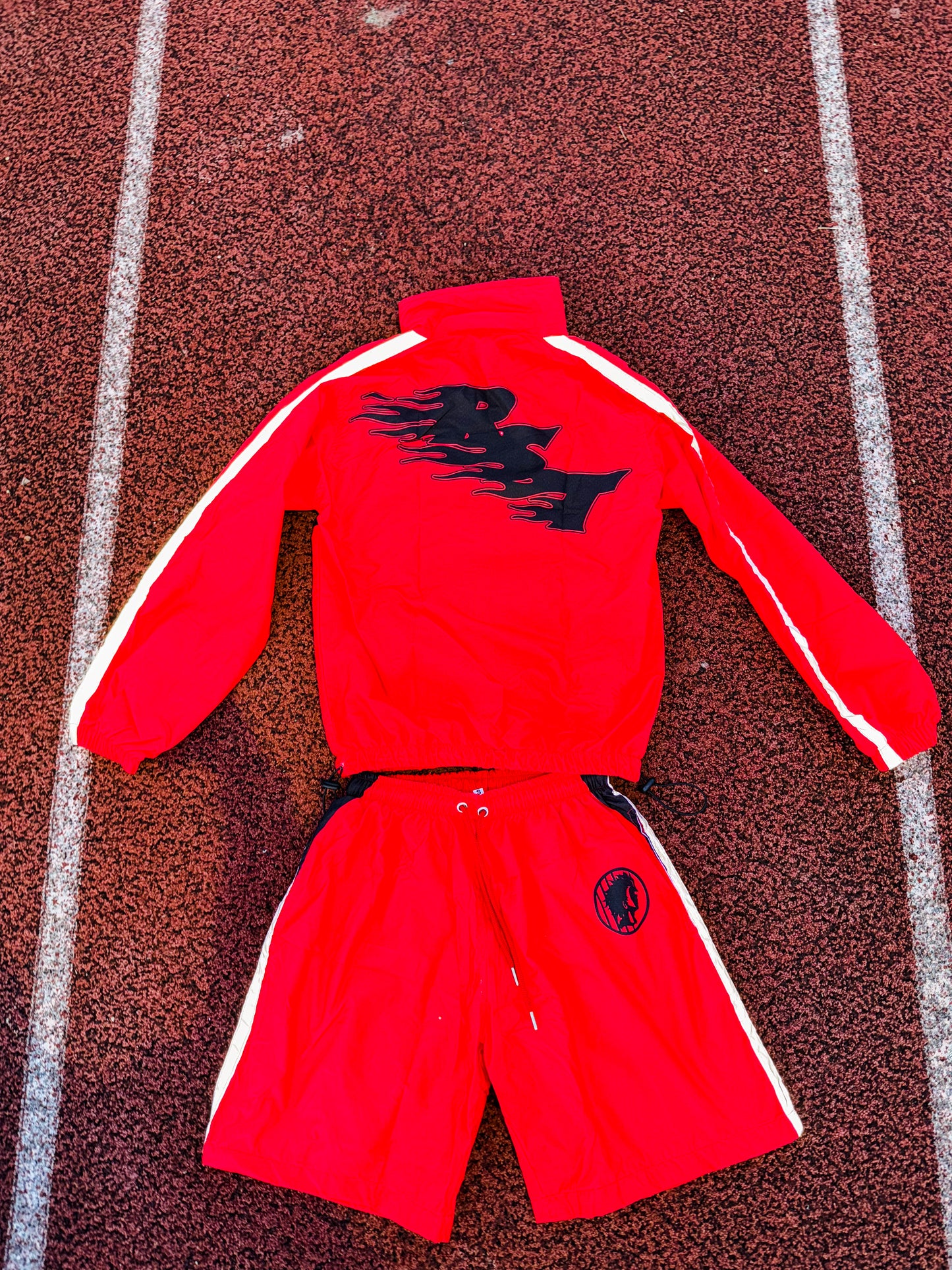 Red (reflective) nylon set