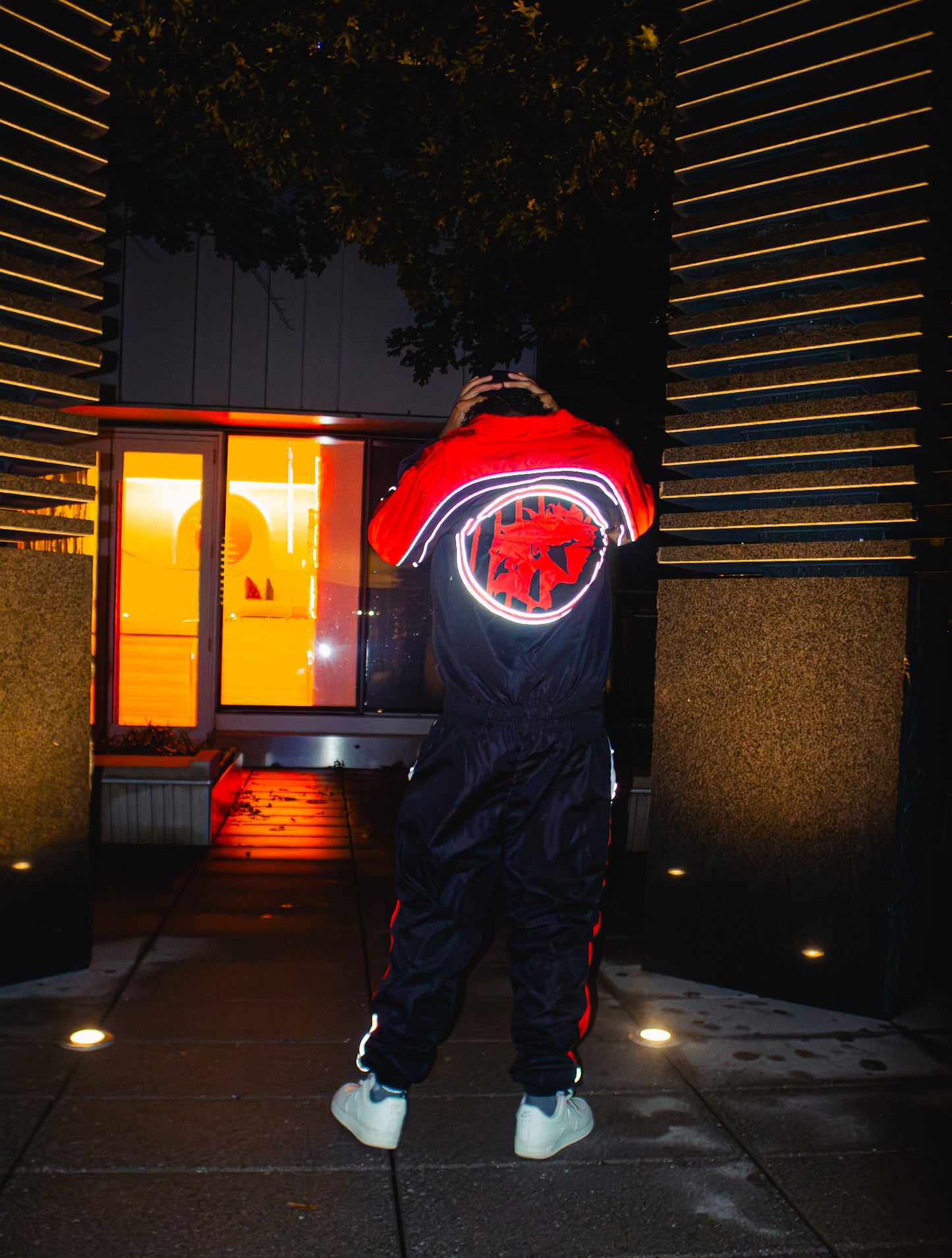 2 tone red (reflective) trackset