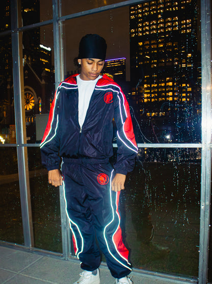 2 tone red (reflective) trackset