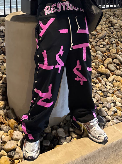 Rst rhinestone sweatpants